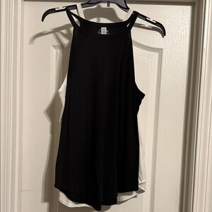 Black and White Women's Halter Top